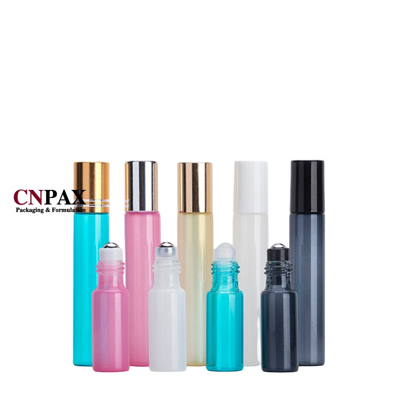 frosted matte Glass Roller Bottles