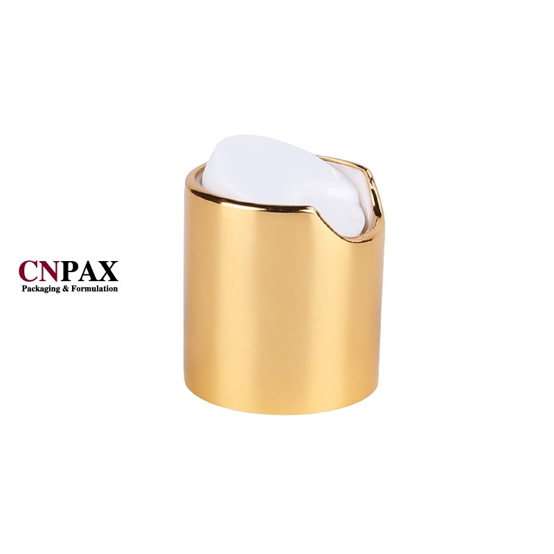 24-410 gold disc top cap