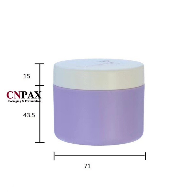 100 g double wall plastic cream jar