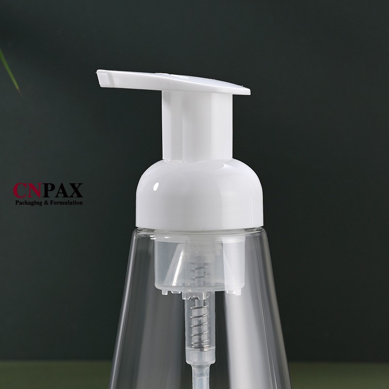 cone shaped plastic bottles foam bottles