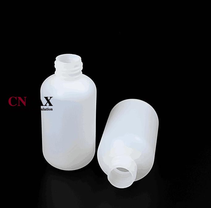 120ml 4oz short squat boston round HDPE plastic bottles