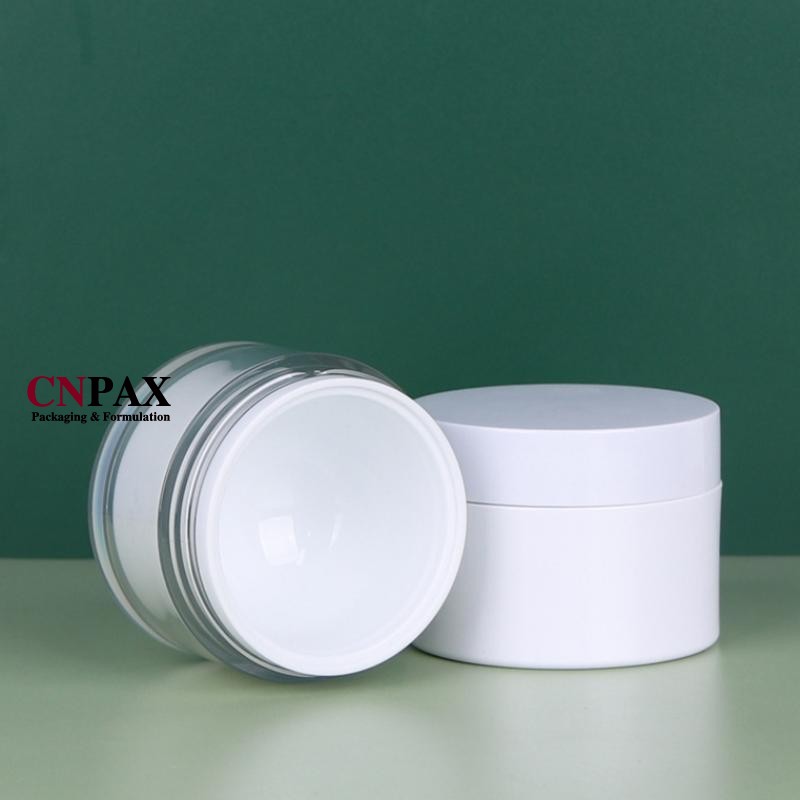 50g double wall healvy wall cream jar in stock