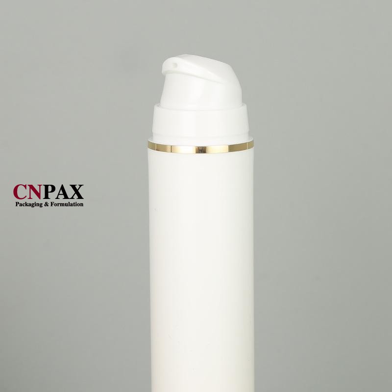 flush cap airless pump bottles