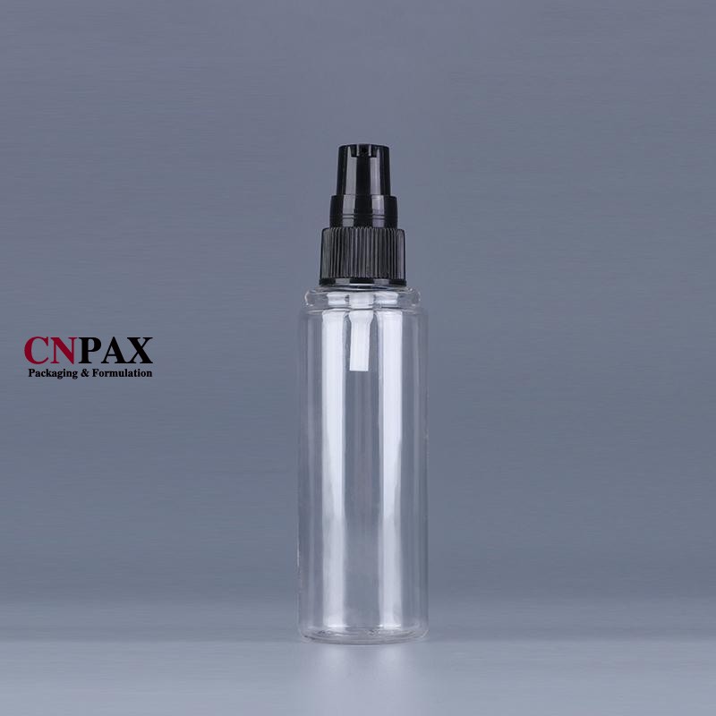 80ml flush cap plastic cream pump bottles