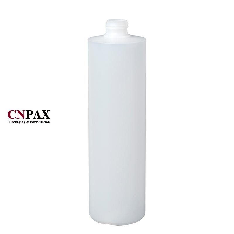 500ml 16oz cylinder round HDPE plastic bottles