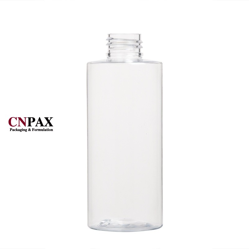 150ml 5oz cylinder round PET Plastic bottles